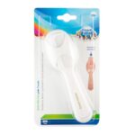 ⁦طقم فرشاة شعر + مشط للأطفال لون أبيض⁩ - الصورة ⁦2⁩