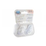 ⁦لهاية سيليكون من 0 إلى 6 أشهر قطعتان لون أبيض وأزرق من كانبول⁩ - الصورة ⁦2⁩