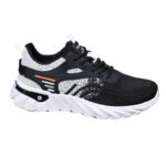 ⁦حذاء رياضي للرجال لون أسود و أبيض⁩ - الصورة ⁦3⁩