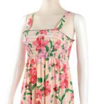 ⁦فستان صيفي للنساء لون بيج مورد⁩ - الصورة ⁦5⁩