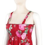 ⁦فستان صيفي للنساء لون أحمر مورد⁩ - الصورة ⁦4⁩