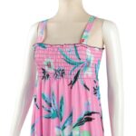 ⁦فستان صيفي للنساء لون زهري مورد⁩ - الصورة ⁦2⁩