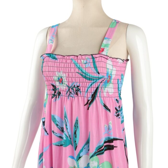 ⁦فستان صيفي للنساء لون زهري مورد⁩ - الصورة ⁦2⁩