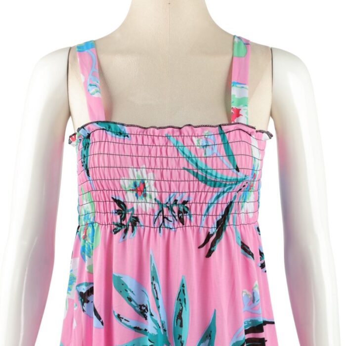 ⁦فستان صيفي للنساء لون زهري مورد⁩ - الصورة ⁦3⁩