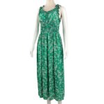 ⁦فستان صيفي طويل للنساء لون أخضر مورد⁩ - الصورة ⁦5⁩