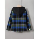 ⁦قميص كاروهات ازرق ربيعي⁩ - الصورة ⁦4⁩