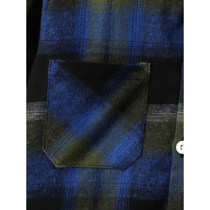 ⁦قميص كاروهات ازرق ربيعي⁩ - الصورة ⁦5⁩