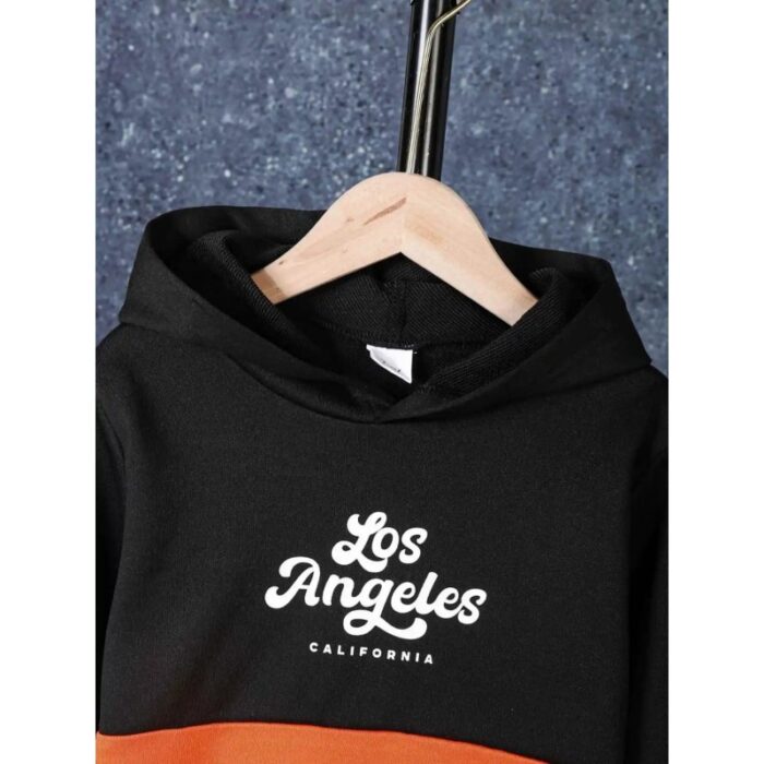 ⁦بيجامة ولادي برتقالية ربيعي⁩ - الصورة ⁦3⁩