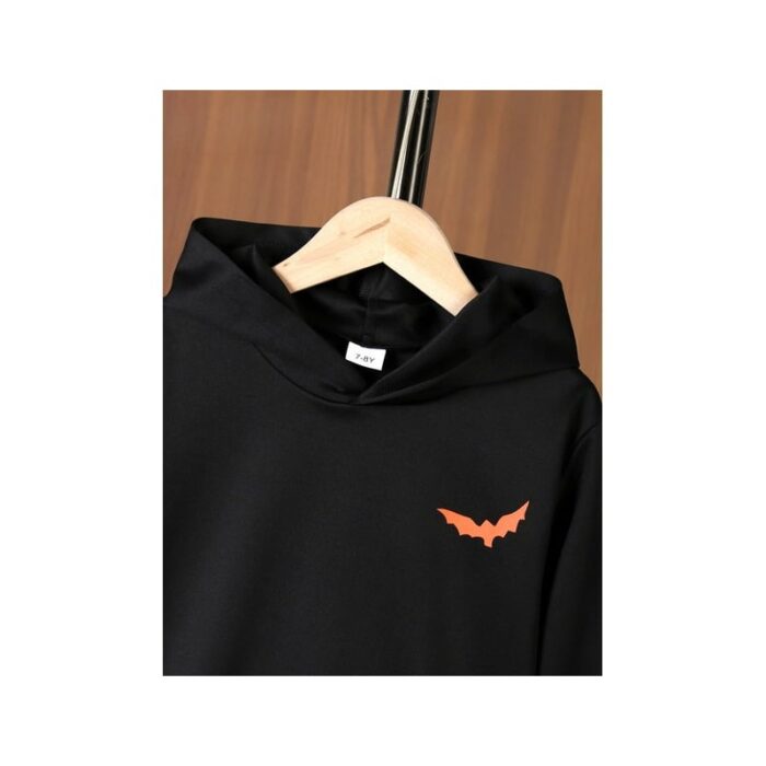 ⁦بيجامة ولادي برسمة باللون البرتقالي ربيعي⁩ - الصورة ⁦2⁩