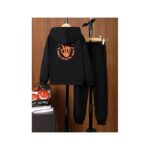 ⁦بيجامة ولادي برسمة باللون البرتقالي ربيعي⁩ - الصورة ⁦4⁩