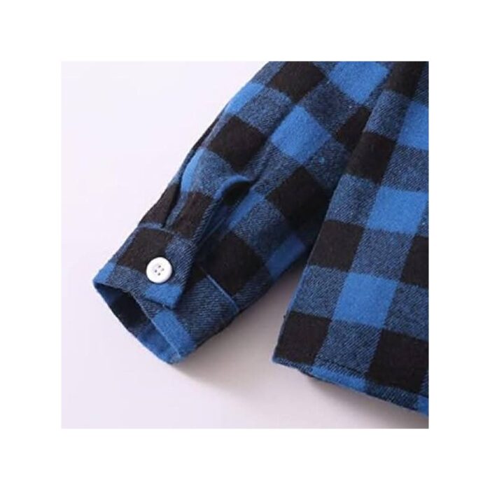 ⁦طقم ولادي كاجوال لون أزرق ربيعي⁩ - الصورة ⁦3⁩