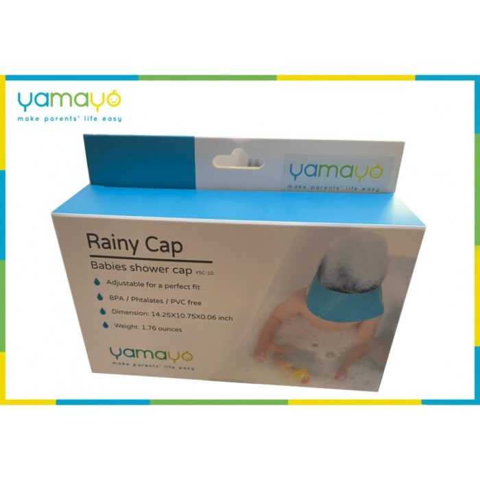 ⁦طاقية شاور لون أزرق من يامايو⁩ - الصورة ⁦4⁩