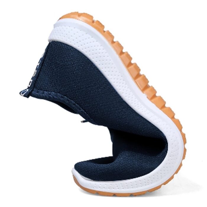 ⁦حذاء عملي خفيف أنيق ومريح سليب ان لون كحلي رقم الموديل 508⁩ - الصورة ⁦2⁩