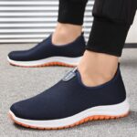 ⁦حذاء عملي خفيف أنيق ومريح سليب ان لون كحلي رقم الموديل 508⁩ - الصورة ⁦5⁩