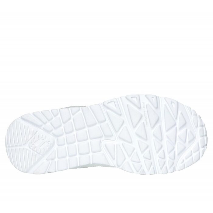 ⁦Skechers Unisex Kids' Uno Lite Donex Shoes حذاء سكيتشرز اونو لايت دونكس للأطفال للجنسين لون أبيض⁩ - الصورة ⁦2⁩