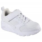⁦Skechers Unisex Kids' Uno Lite Donex Shoes حذاء سكيتشرز اونو لايت دونكس للأطفال للجنسين لون أبيض⁩ - الصورة ⁦5⁩
