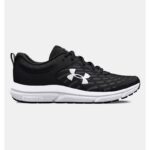 Under Armour Men's Charged Assert 10 Running Shoes - حذاء أندر آرمر تشارجد اسيرت 10 رانينج للرجال لون أسود وأبيض