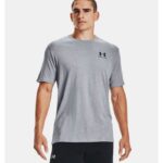 Under Armour Men's Sportstyle Left Chest T-Shirt - تيشيرت أندر آرمر سبورت ستايل ليفت تشيست بأكمام قصيرة للرجال لون سكني