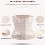 شباح ومشد للتنحيف وتشكيل الجسم لون أبيض - Undershirt Compression & Corset Shaper Slimming