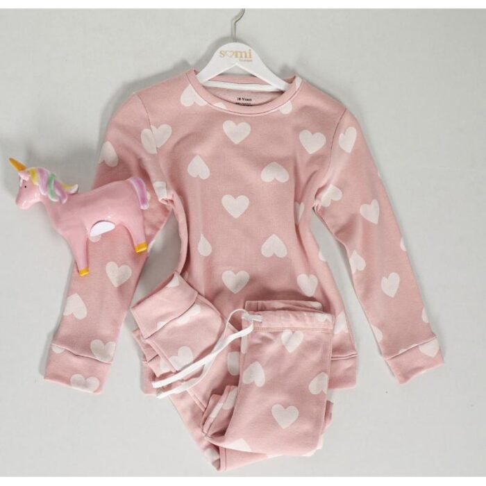 10325033_683325ef42928 بجامة بناتي لون زهري من Sami Boutique - الصورة 1