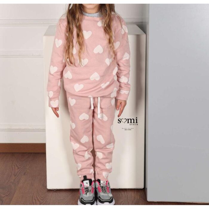 ⁦بجامة بناتي لون زهري من Sami Boutique⁩ - الصورة ⁦3⁩