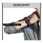 ساعة رقمية 4 شاشات مربعة ضد الماء SKMEI