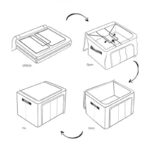 ⁦صندوق تخزين 50*40*33 سم⁩ - الصورة ⁦4⁩