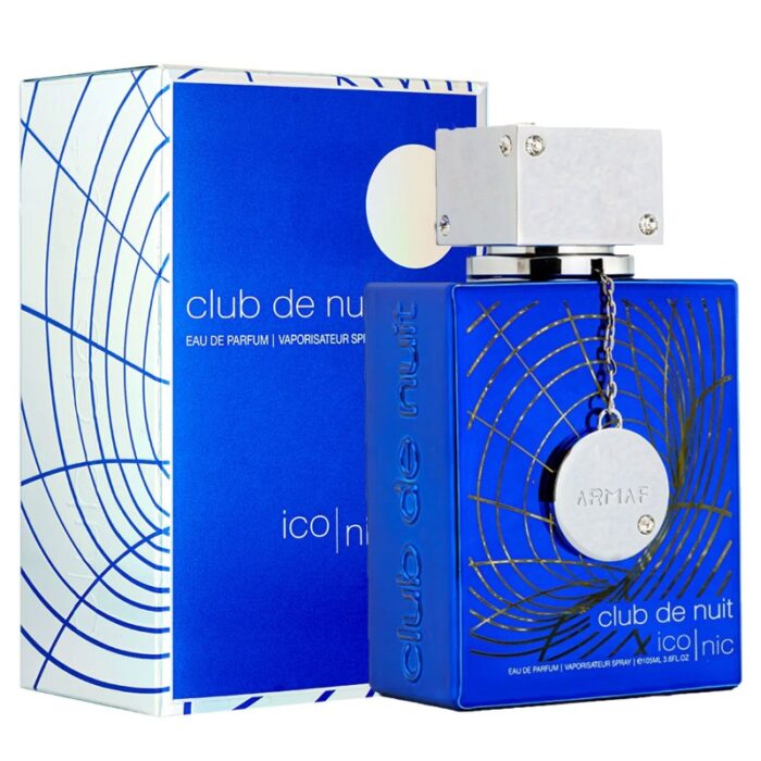 ⁦عطر كلوب دي نويت بلو ايكونيك من ارماف للرجال سعة 105 مل - Club De Nuit Blue Iconic EDP By ARMAF For Men 105ML⁩ - الصورة ⁦2⁩