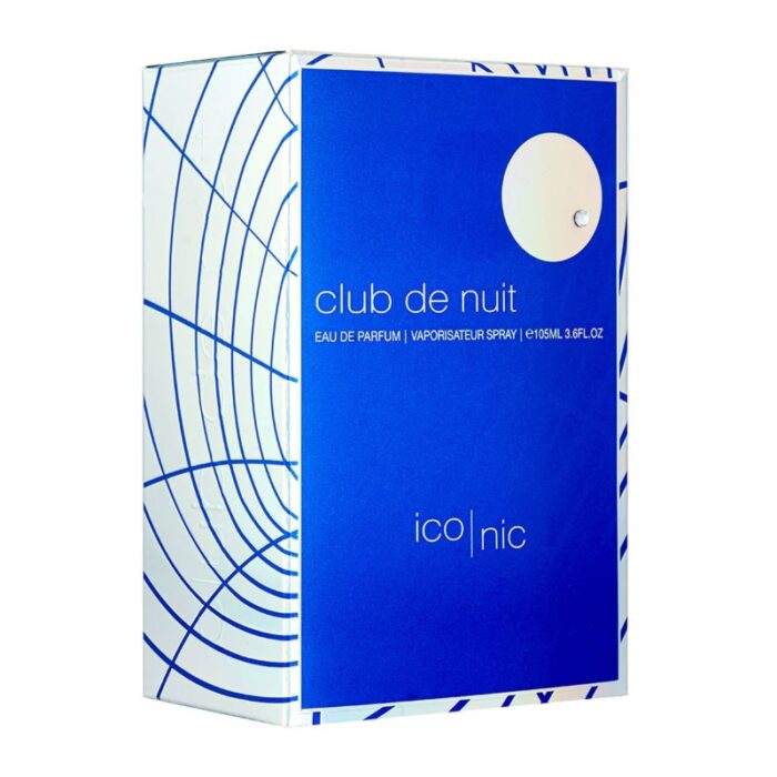 ⁦عطر كلوب دي نويت بلو ايكونيك من ارماف للرجال سعة 105 مل - Club De Nuit Blue Iconic EDP By ARMAF For Men 105ML⁩ - الصورة ⁦4⁩