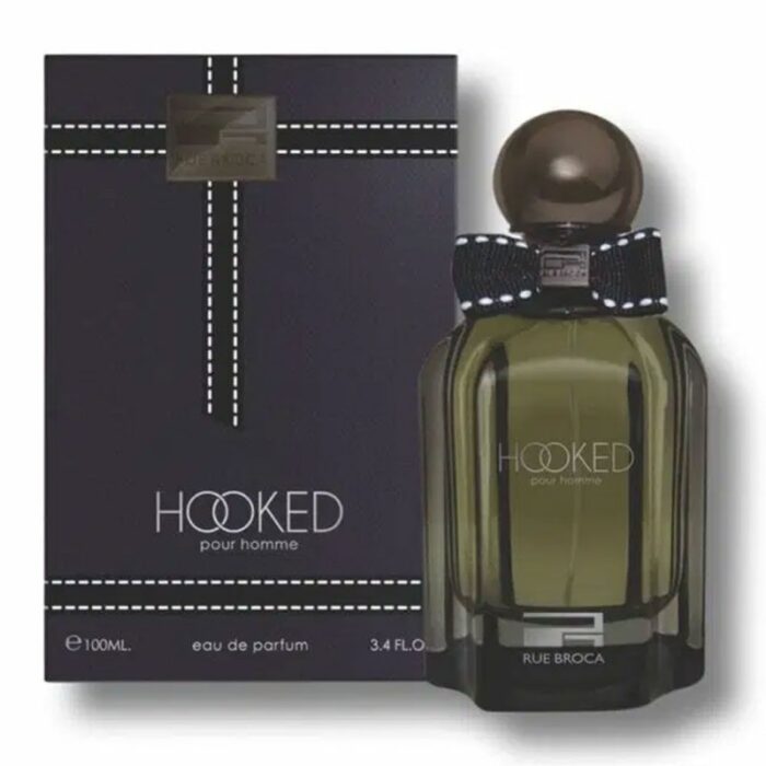 ⁦عطر هوكد بور هوم من رو بروكا للرجال سعة 100 مل - Hooked Pour Homme EDP By Rue Broca For Men 100ml⁩ - الصورة ⁦3⁩