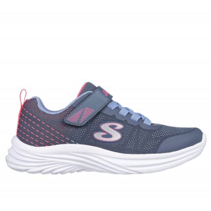 حذاء سكيتشرز دريمي دانسر راديتنت للأطفال لون رمادي وأزرق ونعل أبيض Skechers Unisex Kids Dreamy Dancer - Radiant Rogue Shoes
