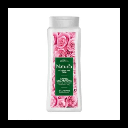 جوانا ملح استحمام برائحة الورد حجم 500مل- Joanna Naturia Rose Scented Salt Bath 500 ML