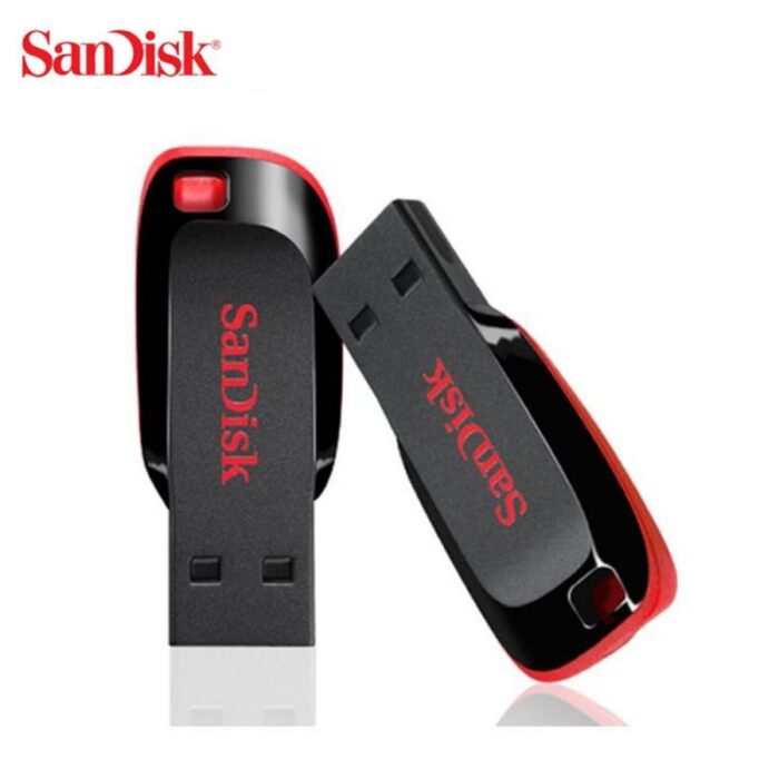 ⁦فلاش ميموري من سانديسك سعة 128 جيجا- Sandisk Cruzer Blade USB 2.0 Flash Drive – 128GB⁩ - الصورة ⁦5⁩