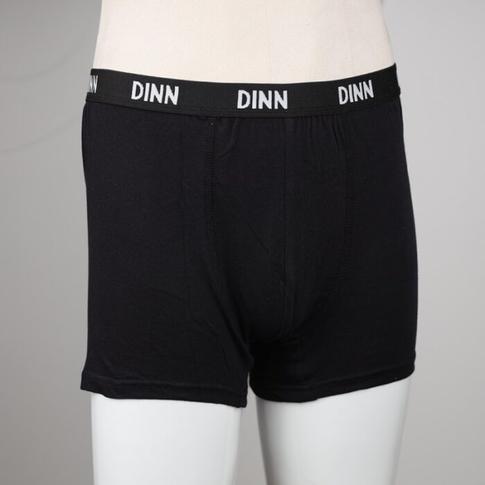 ⁦بوكسر رجالي قطن 100% لون أسود من شركة DINN⁩ - الصورة ⁦2⁩