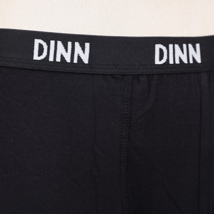 ⁦بوكسر رجالي قطن 100% لون أسود من شركة DINN⁩ - الصورة ⁦3⁩