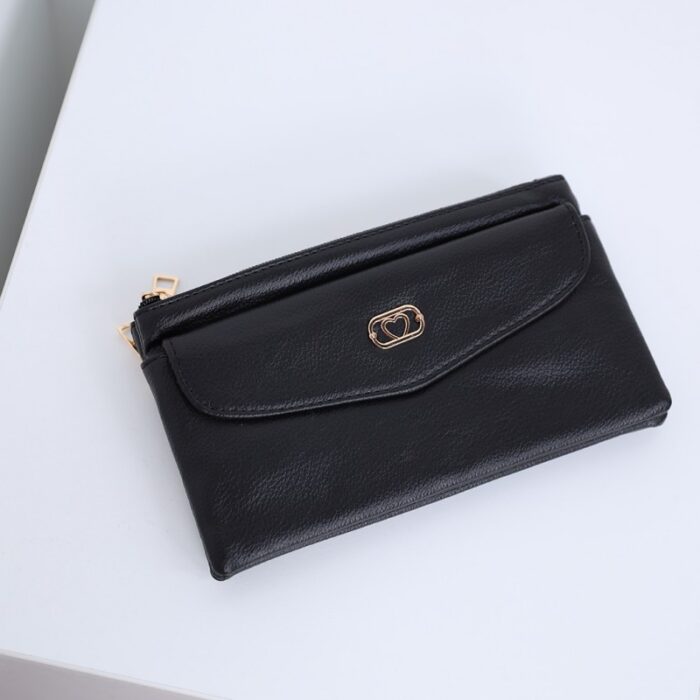 ⁦محفظة ستاتية لون اسود⁩ - الصورة ⁦3⁩