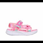 ⁦صندل سكيتشرز جمب سترز للأطفال لون زهري-Skechers Kids' Jumpsters Sandal⁩ - الصورة ⁦2⁩