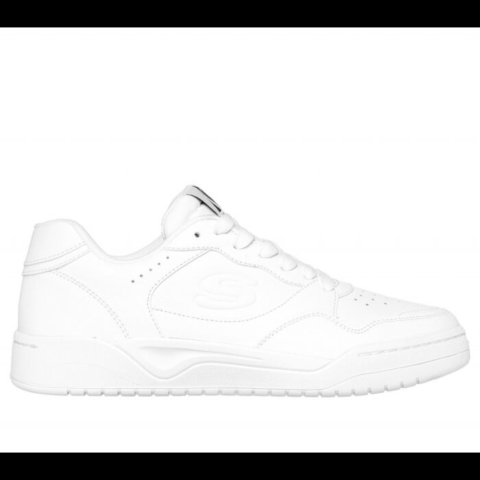 ⁦حذاء سكيتشرز كوبا كورت- فولي لو للرجال لون أبيض - Skechers Men's Koopa Court - Volley Low Varsity Shoes⁩ - الصورة ⁦2⁩