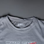 ⁦طقم قطعتين تيشيرت وشورت للأطفال لون رمادي وتركواز⁩ - الصورة ⁦4⁩