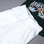 ⁦طقم قطعتين تيشيرت وشورت للأطفال لون أخضر وأبيض⁩ - الصورة ⁦3⁩