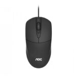 ماوس كمبيوتر سلكي لون أسود-AOC MS121 Wired Optical Mouse