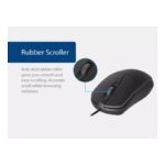 ⁦ماوس كمبيوتر سلكي لون أسود-AOC MS121 Wired Optical Mouse⁩ - الصورة ⁦8⁩