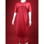 ⁦فستان بيتي صيفي للنساء لون خمري⁩ - الصورة ⁦2⁩