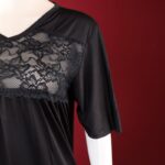 ⁦فستان بيتي صيفي للنساء لون أسود⁩ - الصورة ⁦4⁩