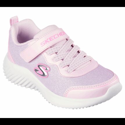 حذاء سكيتشرز باوندر للأطفال لون زهري ونعل ابيض- Skechers Kid's Bounder Shoes