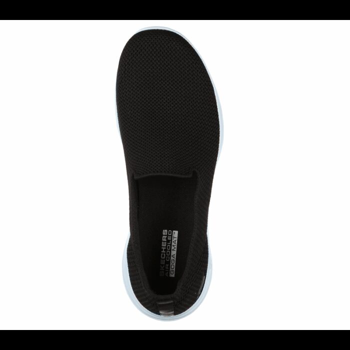 ⁦Skechers Women's GO WALK Joy - Sensational Day Shoes - حذاء سكيتشرز جو ووك جوي للنساء لون أسود ونعل ابيض⁩ - الصورة ⁦3⁩