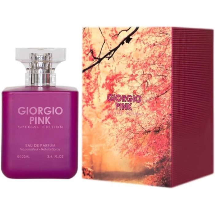 ⁦Giorgio Pink Special Edition EDP Spray by Giorgio 100ml for women - عطر جورجيو نوير زهري للنساء 100 مل⁩ - الصورة ⁦3⁩