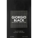 ⁦Giorgio Men's Black Special Edition EDP Spray by Giorgio 100ml- عطر جوجيو بلاك للرجال 100 مل⁩ - الصورة ⁦2⁩
