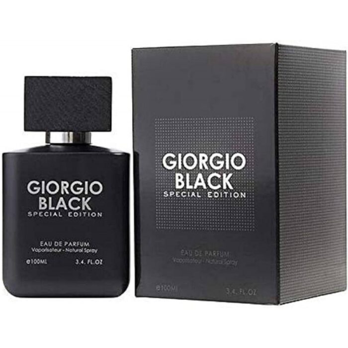 ⁦Giorgio Men's Black Special Edition EDP Spray by Giorgio 100ml- عطر جوجيو بلاك للرجال 100 مل⁩ - الصورة ⁦4⁩