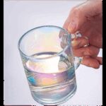 مج زجاج ثقيل شفاف مع مقبض بيل سعة 350 مل